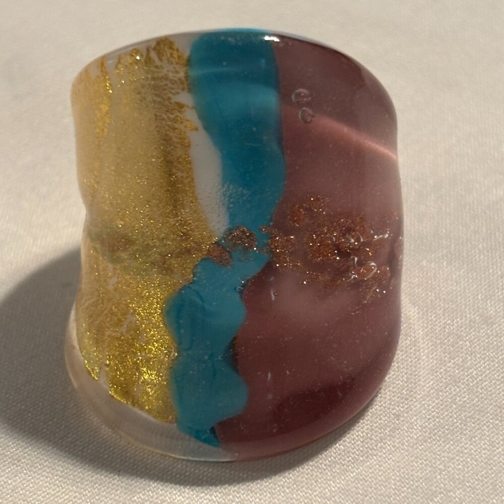 Murano Glass Ring - Size 5.5